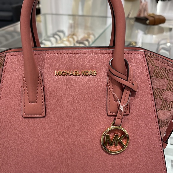 Michael Kors Avril Small Signature PVC Top Zip Satchel Crossbody Bag
Rose - Picture 2 of 16